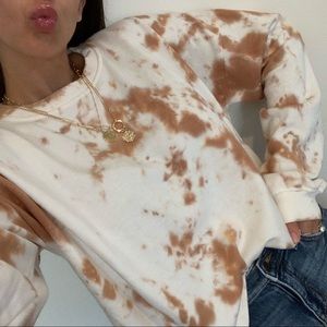 LAST • Cozy Chic Tie Dye Pullover Sweatshirt